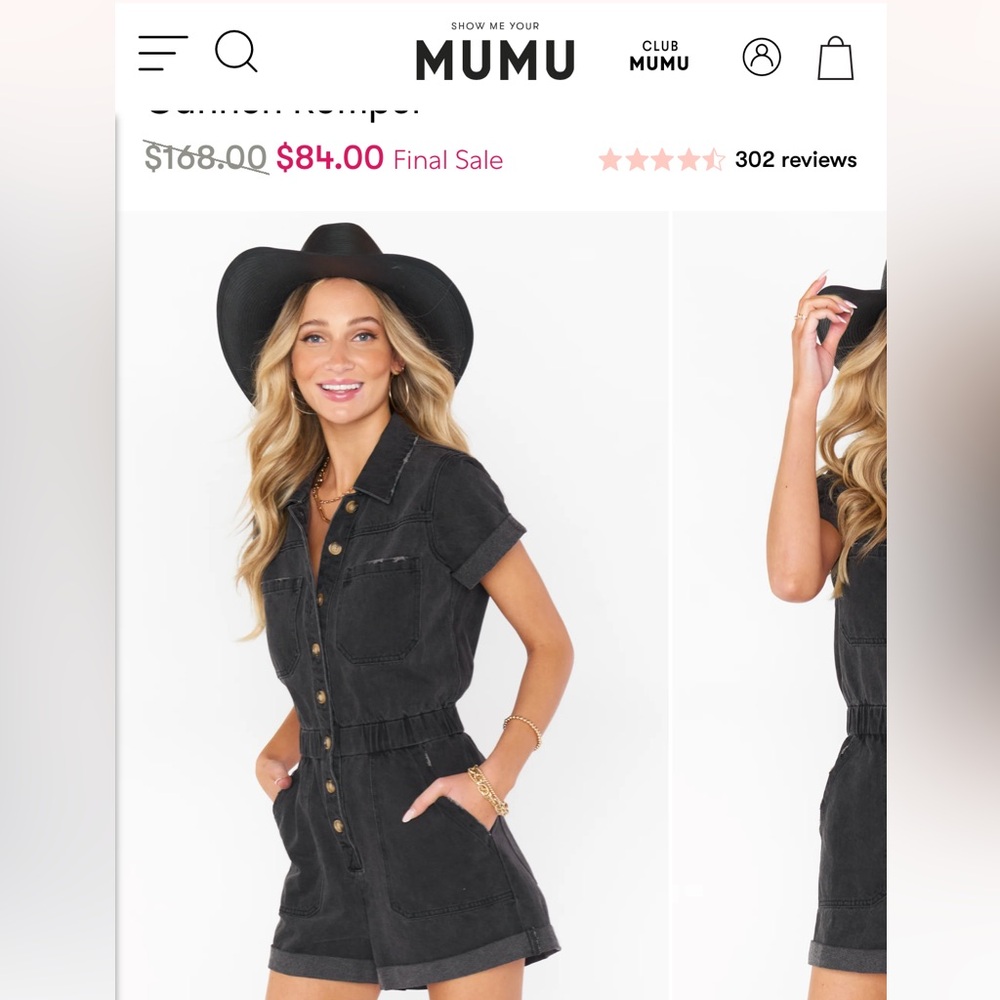 Show me your Mumu cannon romper - white